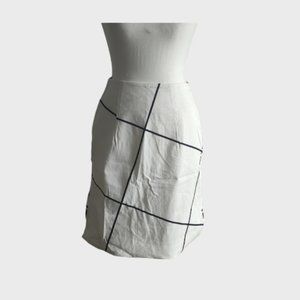 Josh Goot 2015 Resort collection check A line skirt